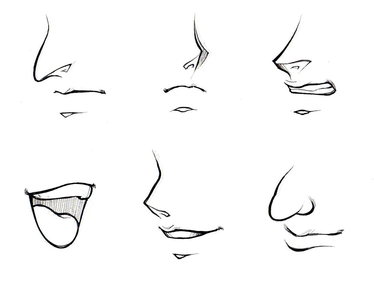 Anime Nose Drawing at Explore
