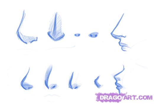 Anime Nose Drawing at PaintingValley.com | Explore collection of Anime ...