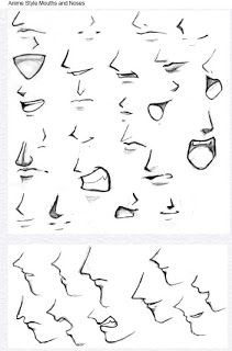 211x320 animation beginner anime style mouths and noses art drawings - Anime Nose Drawing