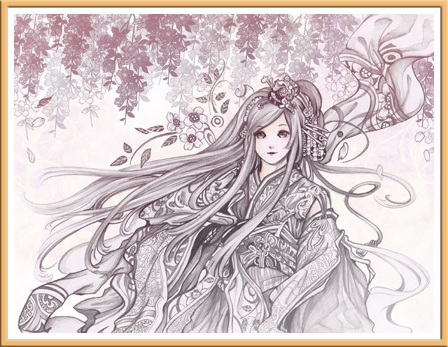 640x496 Beautiful Anime Style Pencil Drawings - Anime Pencil Drawings