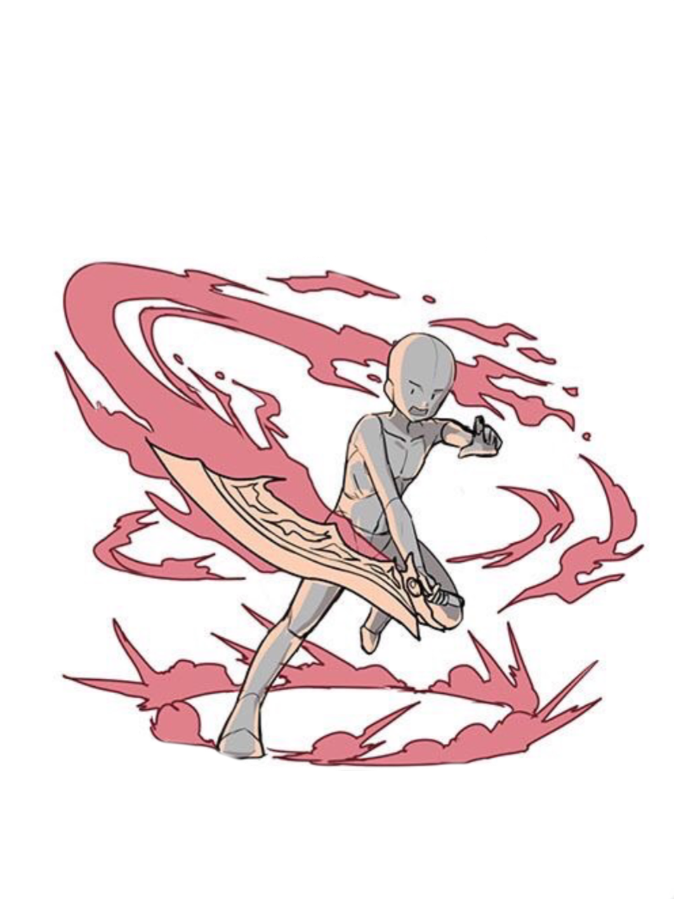 960x1280 power powerful anime person how to draw aura someone running anime - Anime Person Drawing