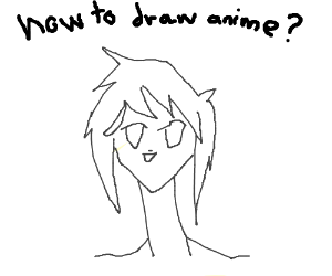 300x250 Creepy Anime Person W How To Draw Anime Drawing - Anime Person Drawing
