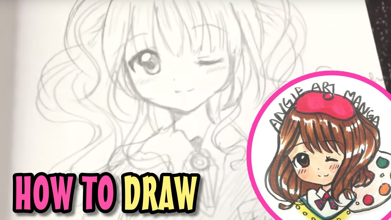 1280x720 Drawing Anime Girl - Anime Pictures Drawing