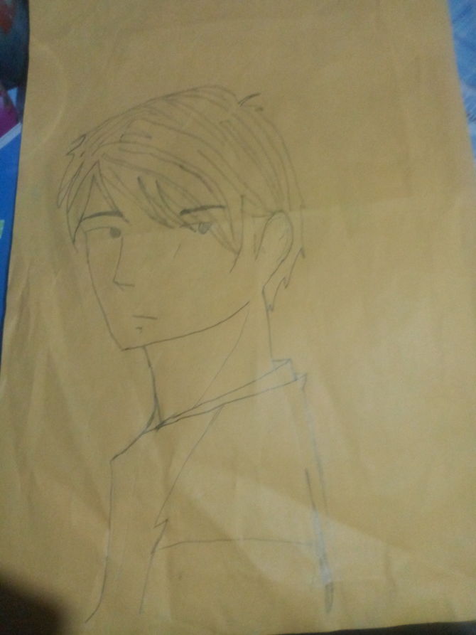 670x893 How To Draw An Anime Character Steps - Anime Pictures Drawing