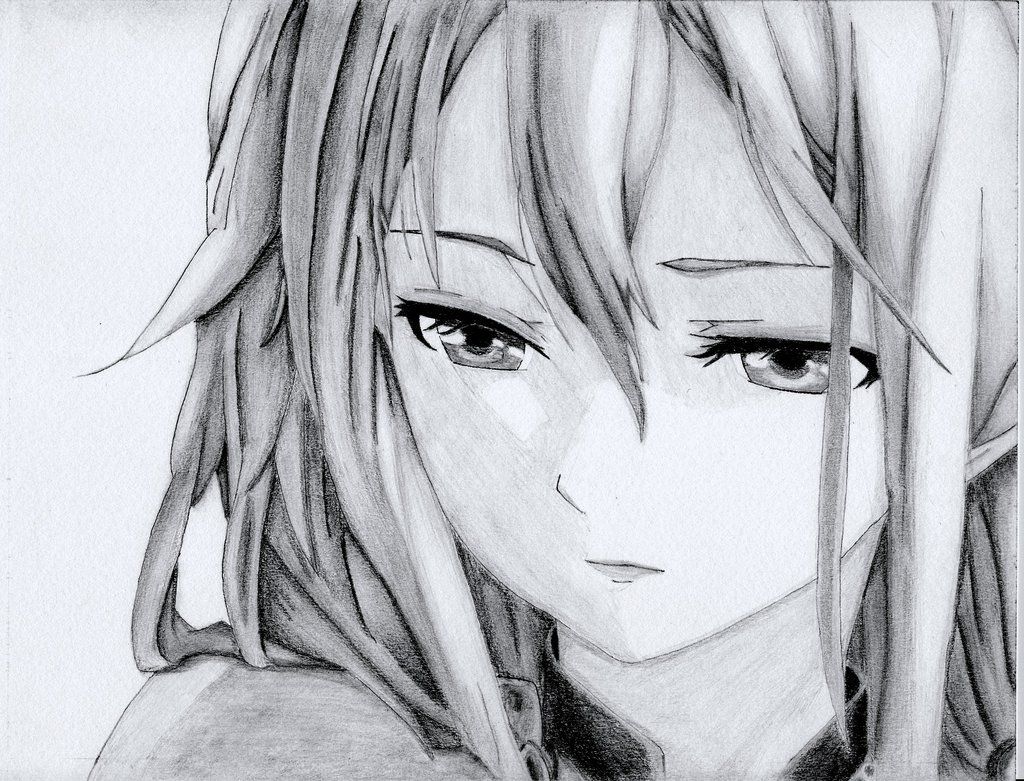 1024x781 Sad Anime Drawings In Pencil - Anime Pictures Drawing
