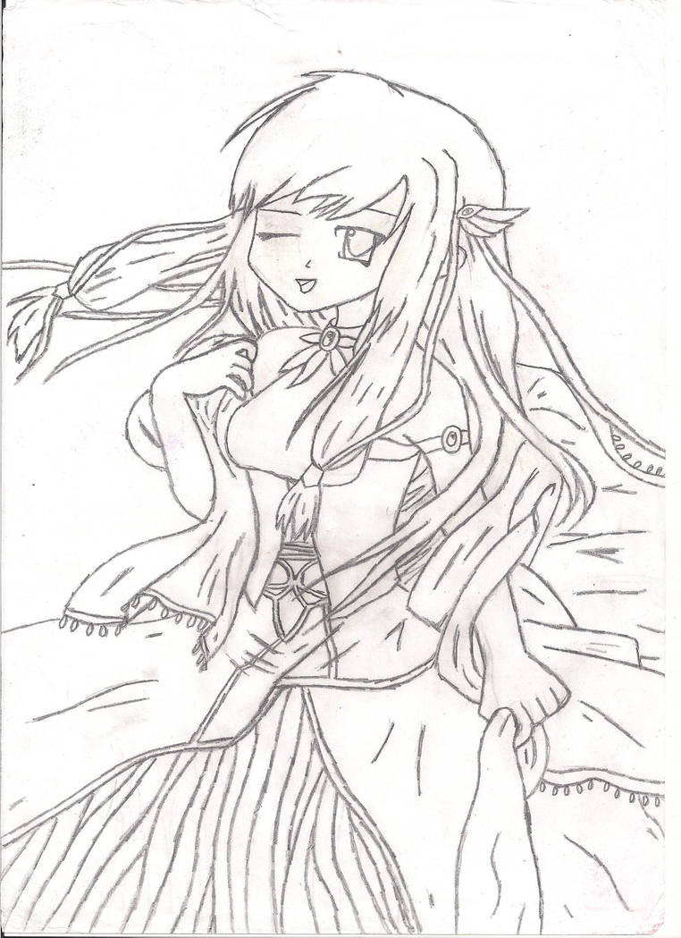 762x1049 Anime Princess - Anime Princess Drawing