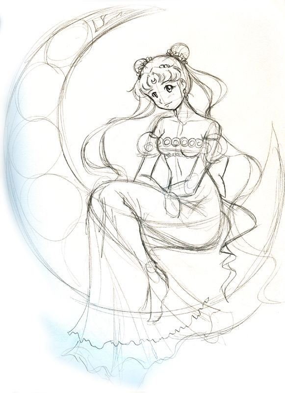 581x800 how to draw anime princess bubblegum step - Anime Princess Drawing