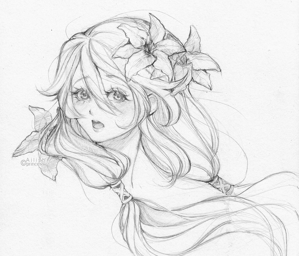 1024x878 Princess Drawing Sketch For Free Download - Anime Princess Drawing...