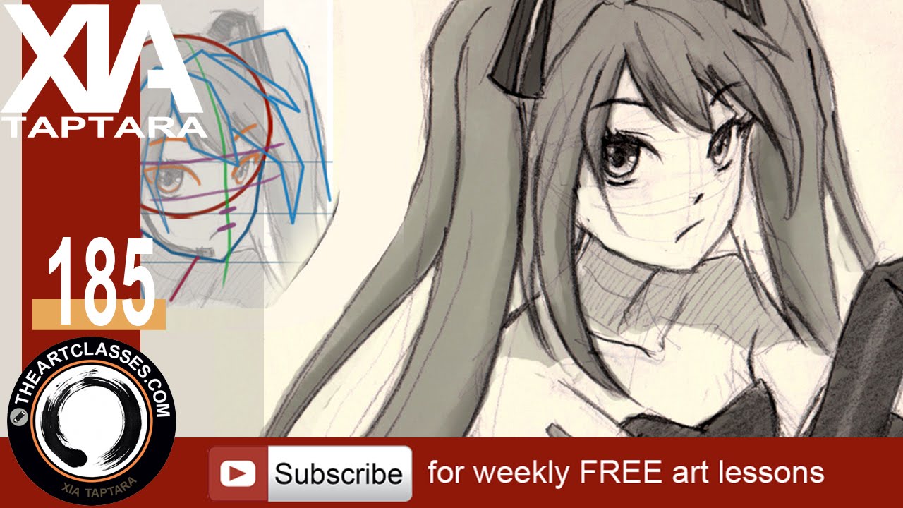 1280x720 how to draw face anime style girl - Anime Style Drawing