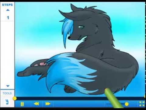 480x360 How To Draw Anime Wolf - Anime Wolf Drawing