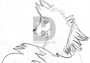 300x210 Drawing To Draw An Anime Fantasy Wolf Step - Anime Wolf Drawings