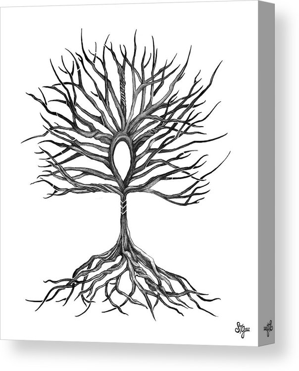 604x750 ankh tree of life canvas print canvas art - Ankh Drawing
