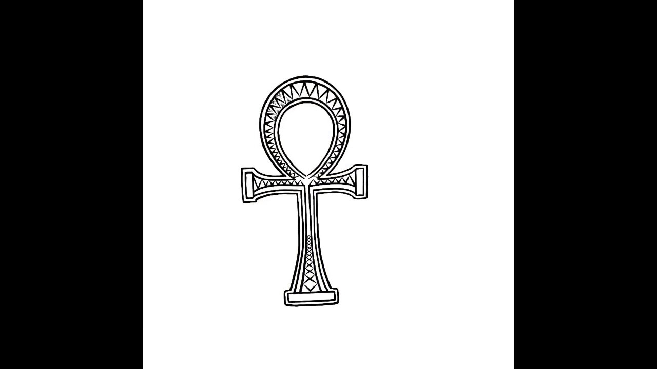 1280x720 drawing ornate ankh - Ankh Drawing