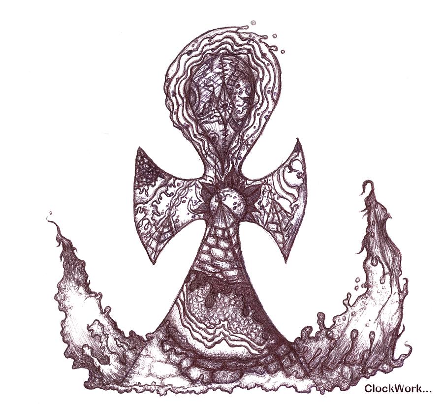 900x821 ankh drawing - Ankh Drawing