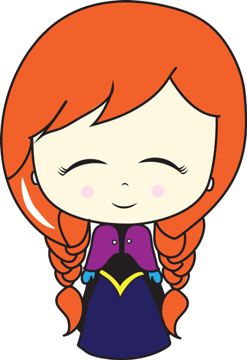 500x727 how to draw a chibi baby anna from frozen with easy steps how - Anna Drawing