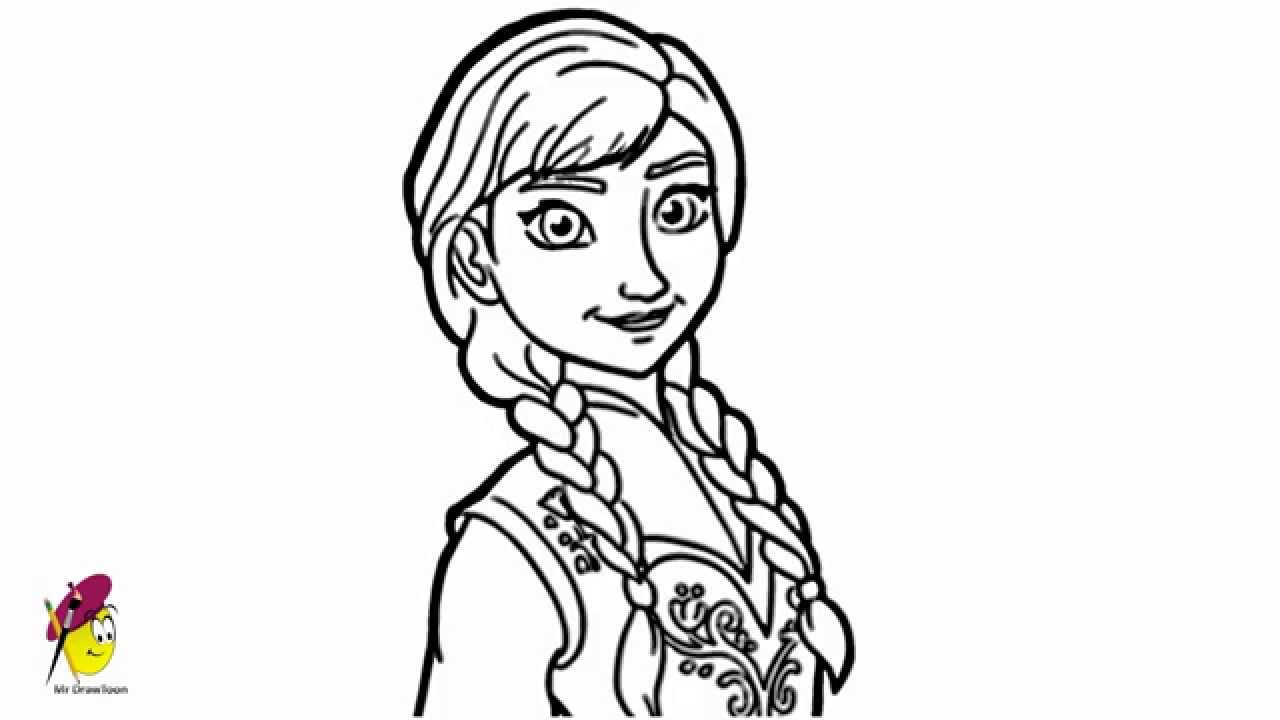 1280x720 anna frozen - Anna Drawing