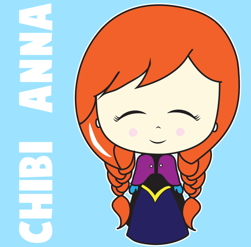500x491 how to draw a chibi baby anna from frozen with easy steps how - Anna Frozen Drawing