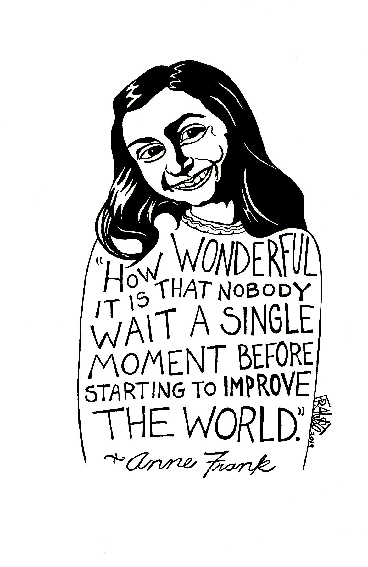1170x1802 anne frank drawing - Anne Frank Drawing