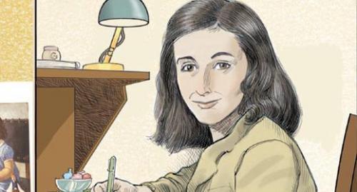 500x269 anne frank the comic book - Anne Frank Drawing
