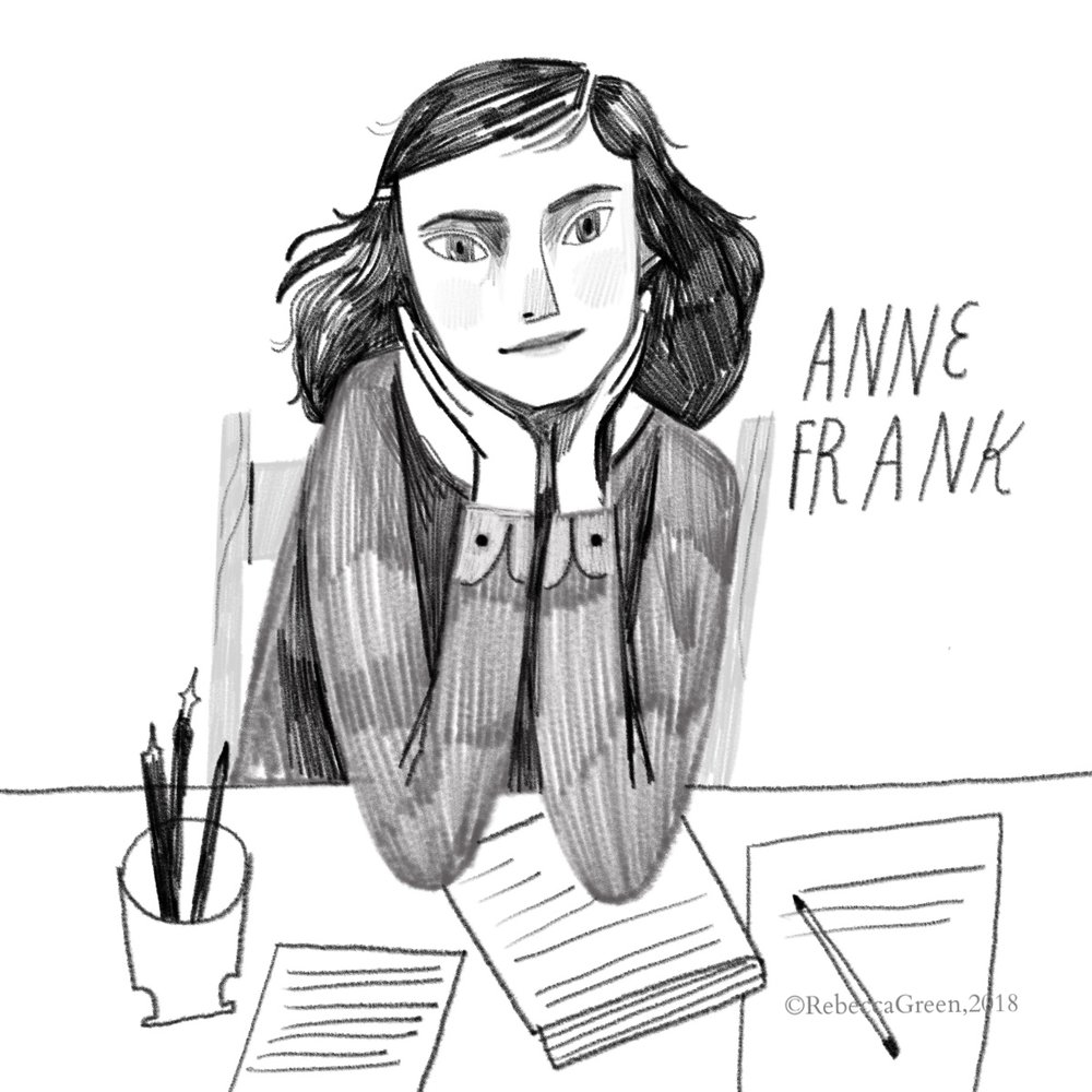 Anne Frank Bilder: Drawing for Understanding and Empathy