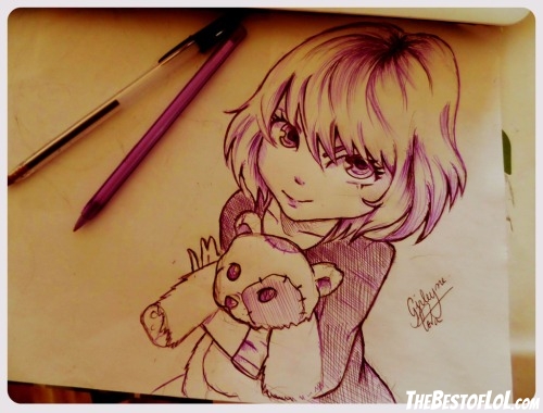 500x380 Annie Drawing - Annie Drawing