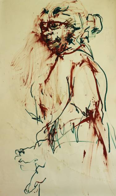 375x632 Annie Drawing - Annie Drawing