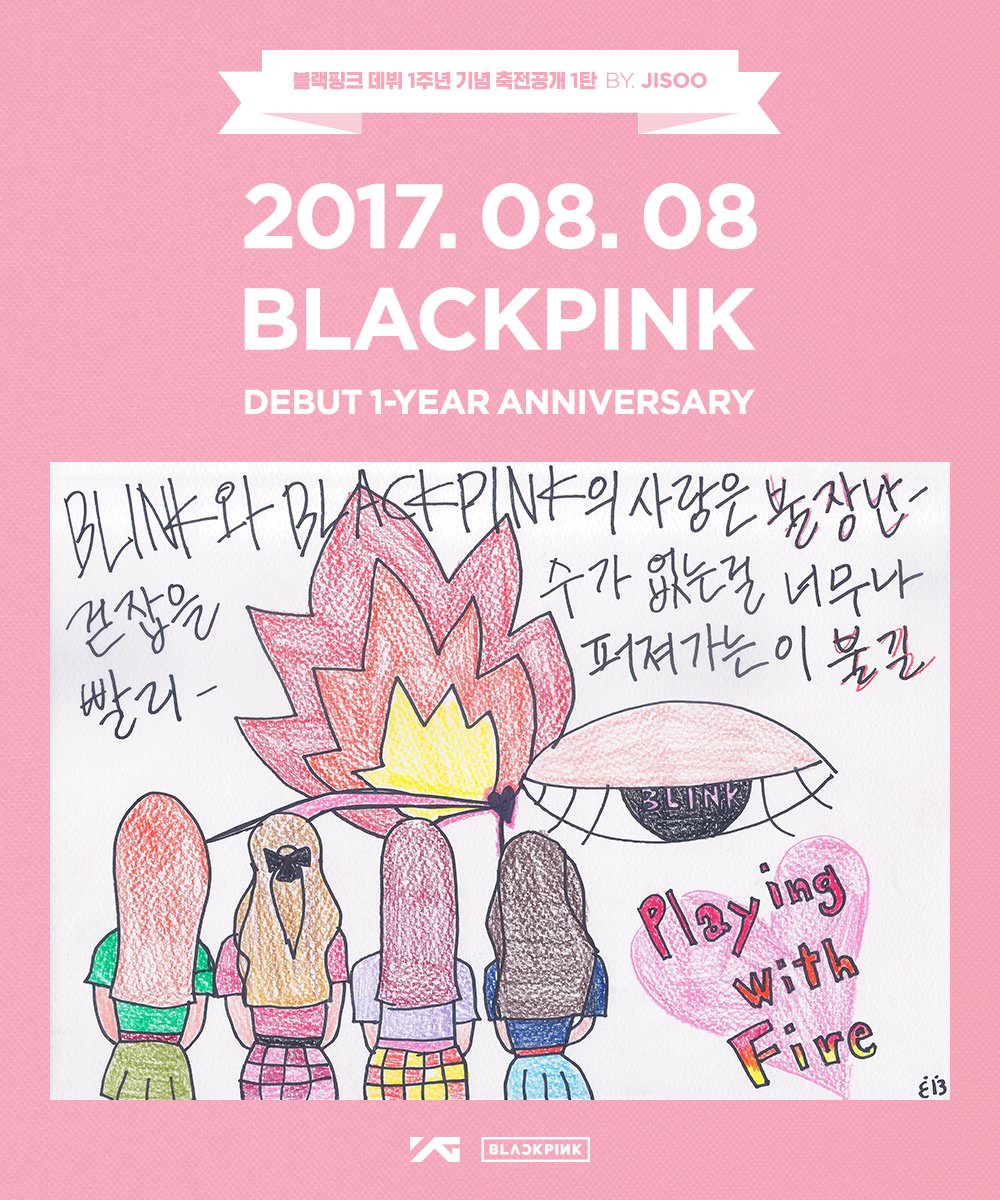 1000x1200 blackpink members' year anniversary drawings - Anniversary Drawings