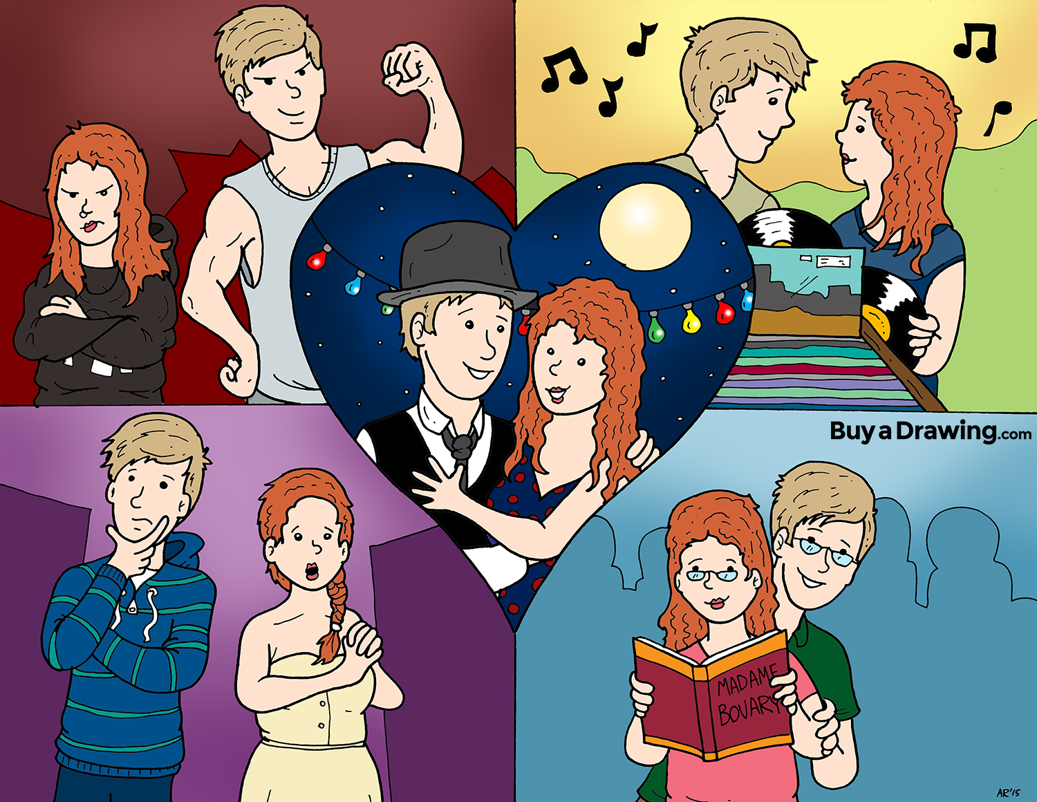 1500x1160 custom drawings make the best anniversary gifts! - Anniversary Drawings