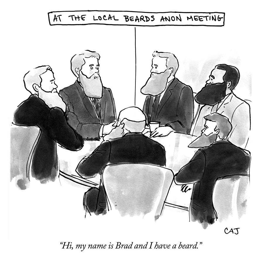 892x900 at the local beards anon meeting drawing - Anonymous Drawing