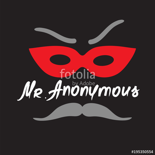500x500 Mister Anonymous - Anonymous Drawing