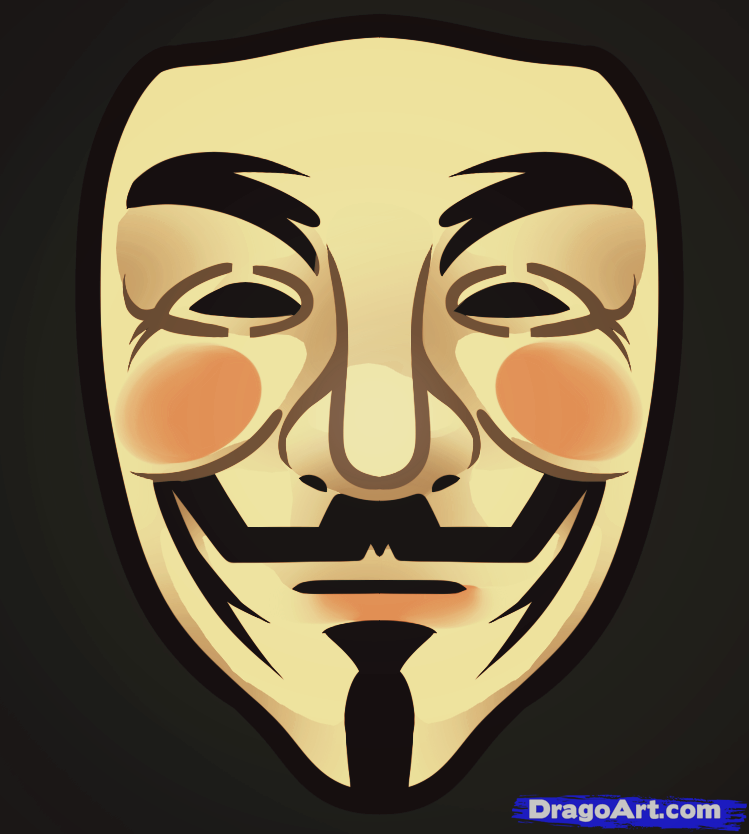 749x834 how to draw guy fawkes, guy fawkes from v for vendetta, step - Anonymous Mask Drawing