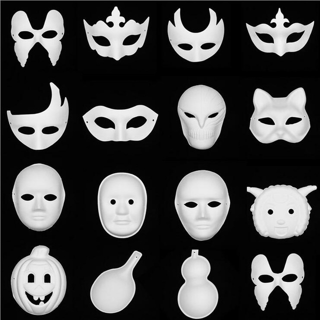 640x639 Yofay Coloured Drawing Party Masks Face Painting Anonymous Mask - Anonymous Mask Drawing