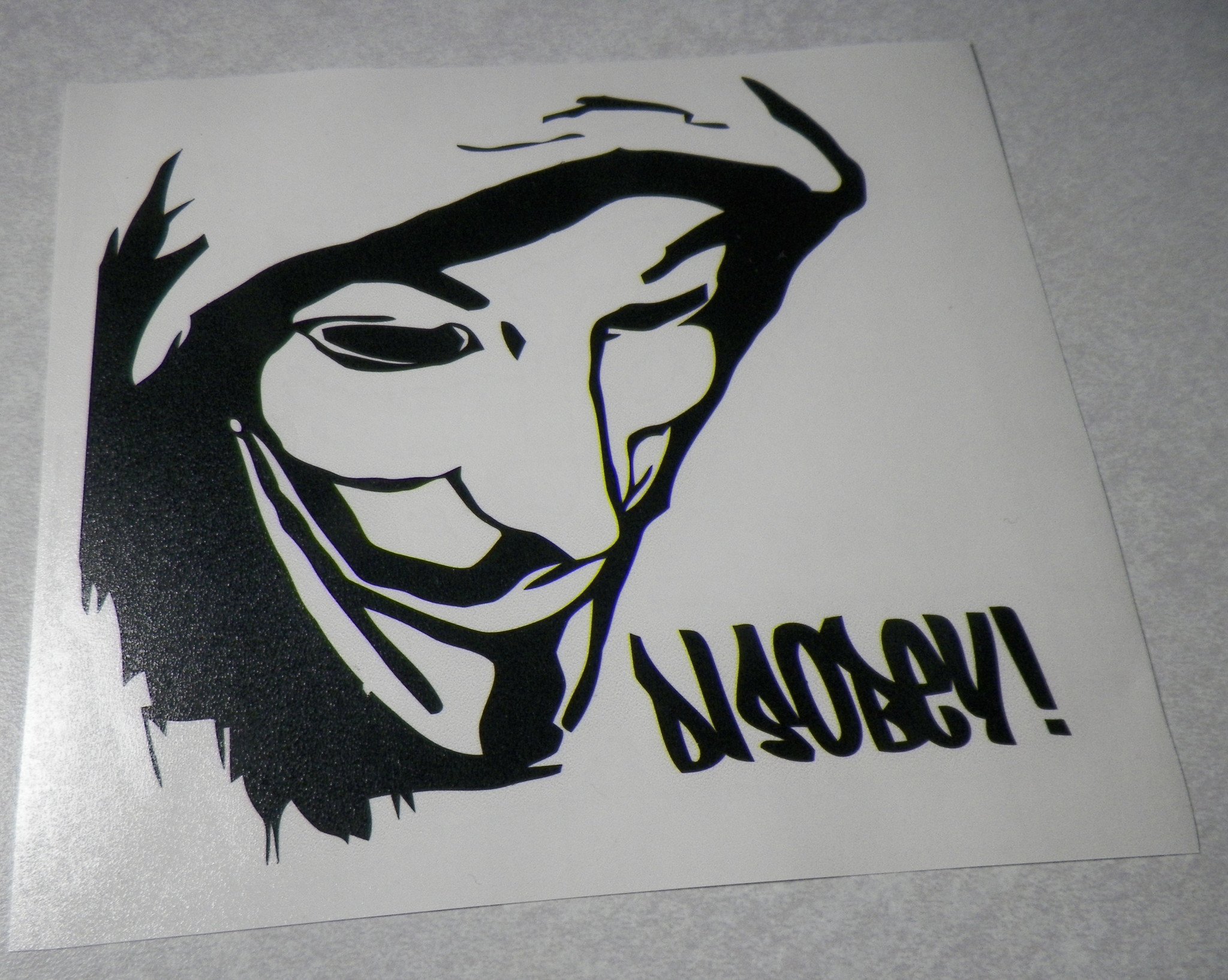 2048x1635 Anonymous Disobey Guy Fawkes Mask Die Cut Vinyl Decal Sticker My - Anonymous Mask Drawing