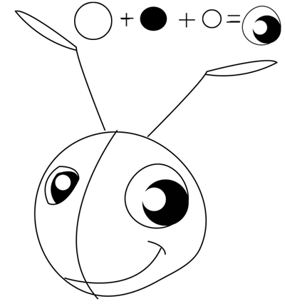 400x426 how to draw cartoon ants step - Ant Cartoon Drawing