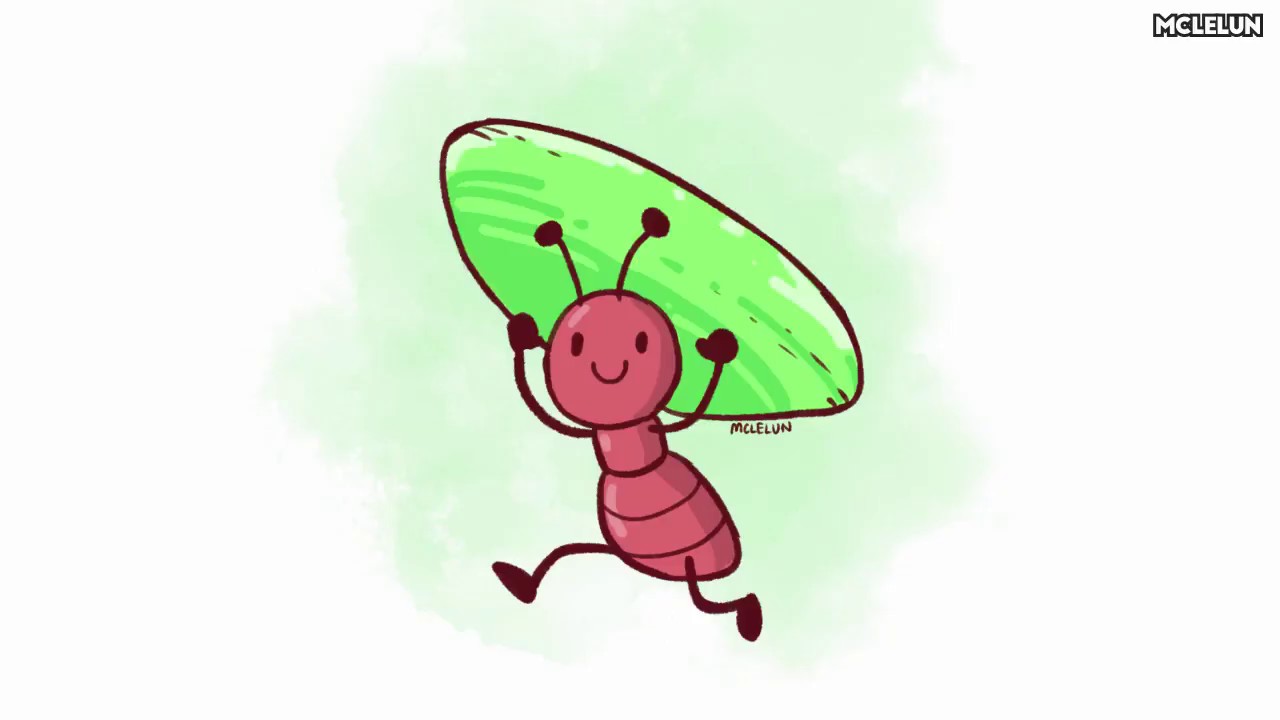 1280x720 medibang paint pro cute cartoon ant drawing - Ant Cartoon Drawing
