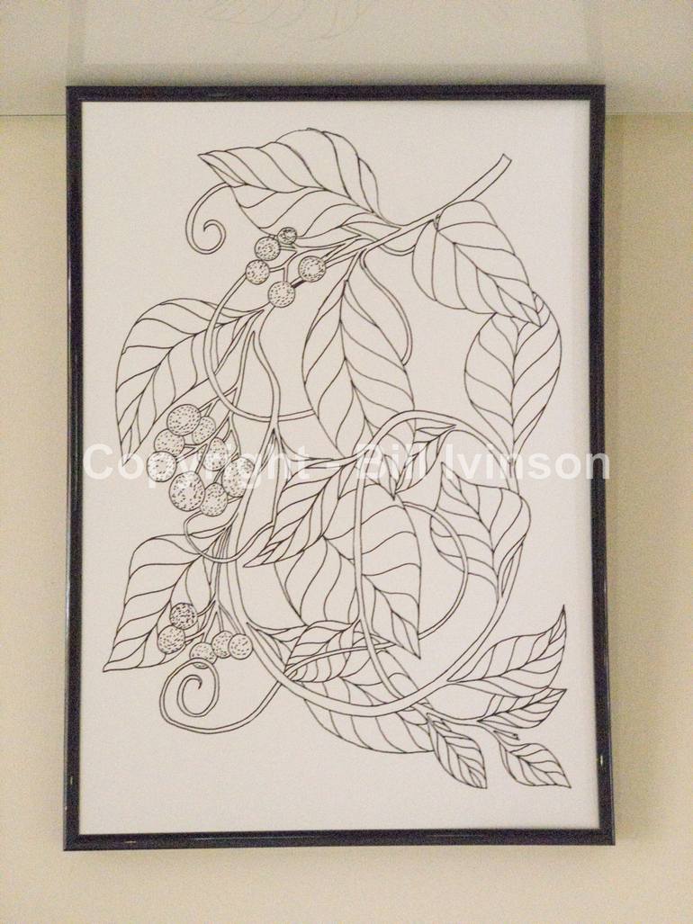 770x1027 Australian Bush Plant - Antarctica Drawing