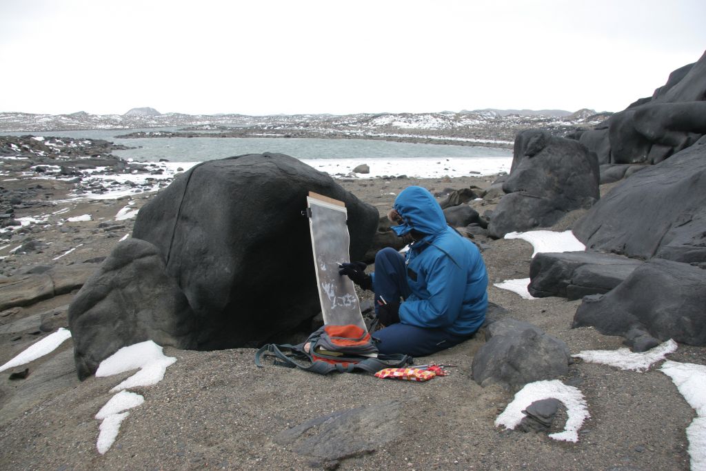 1024x683 drawing in antarctica australian antarctic division - Antarctica Drawing
