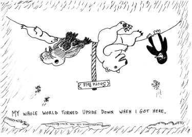 375x267 occupy antarctica polar bear cartoon drawing - Antarctica Drawing