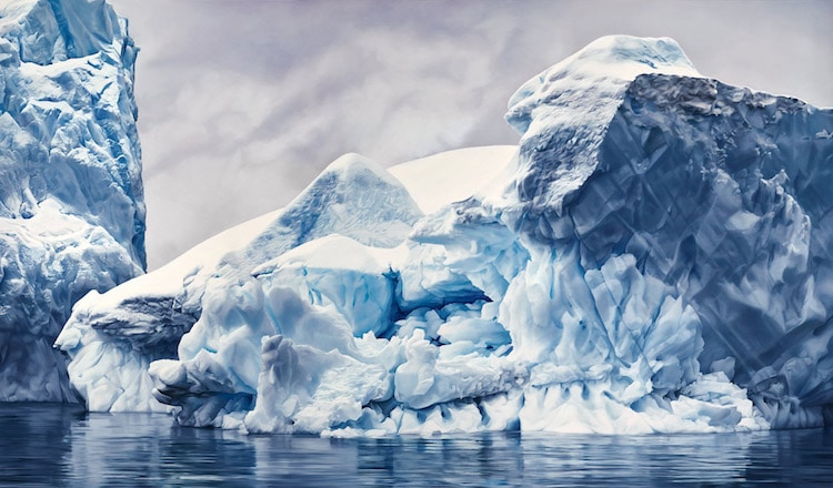 750x440 Pastel Drawings - Antarctica Drawing