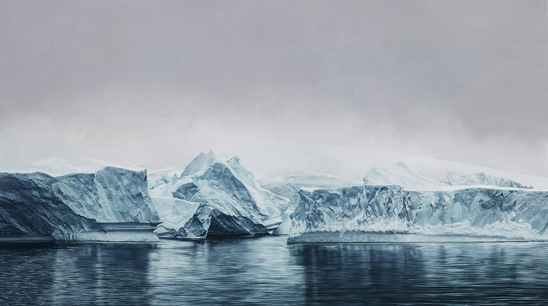 800x448 Zaria Forman Drawings Of Icebergs - Antarctica Drawing