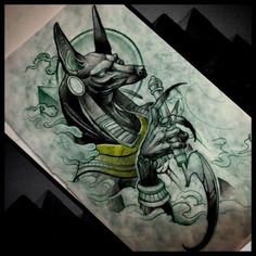 236x236 Best Anubis Images In Ancient Egypt, Deities, Drawings - Anubis Drawing