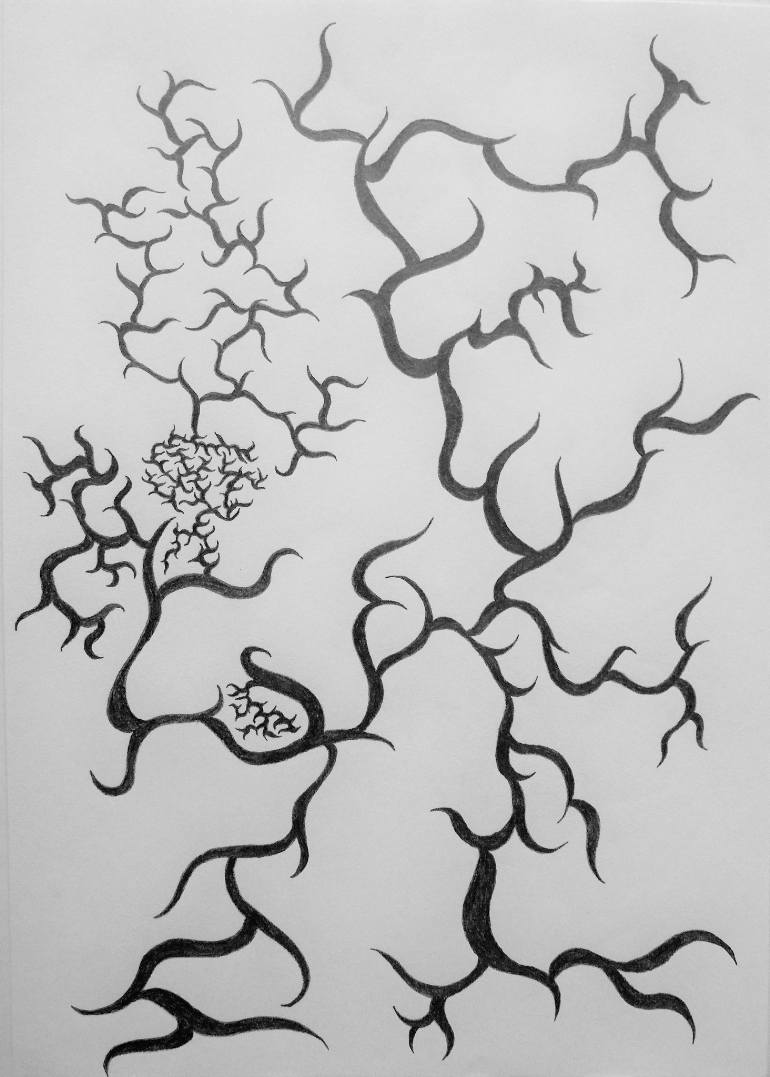 770x1077 Anxiety Drawing - Anxiety Drawing