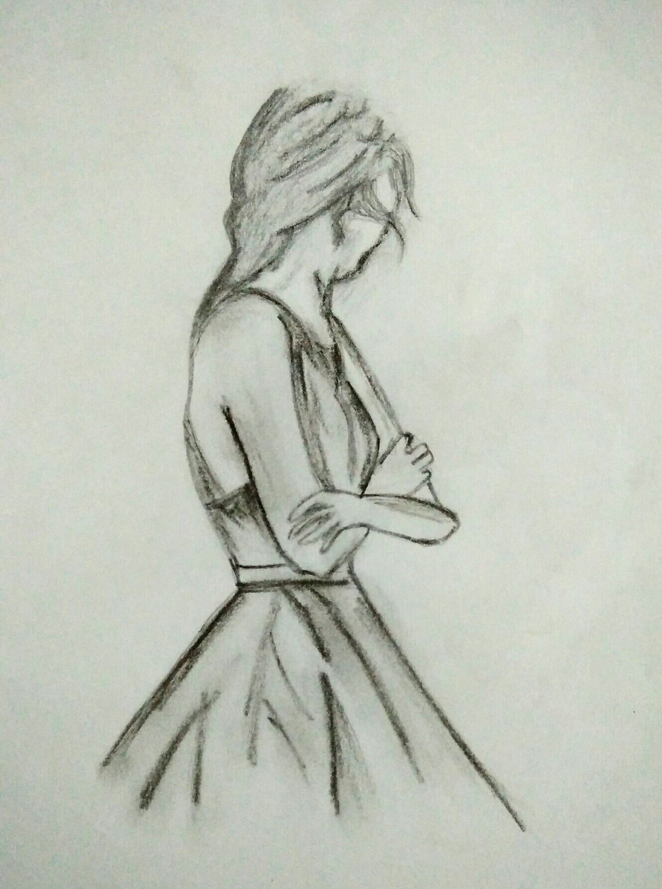 1330x1786 Pencil Drawings Of Anything And Sad Girl Pencil Sketch Pencil - Anything Drawing