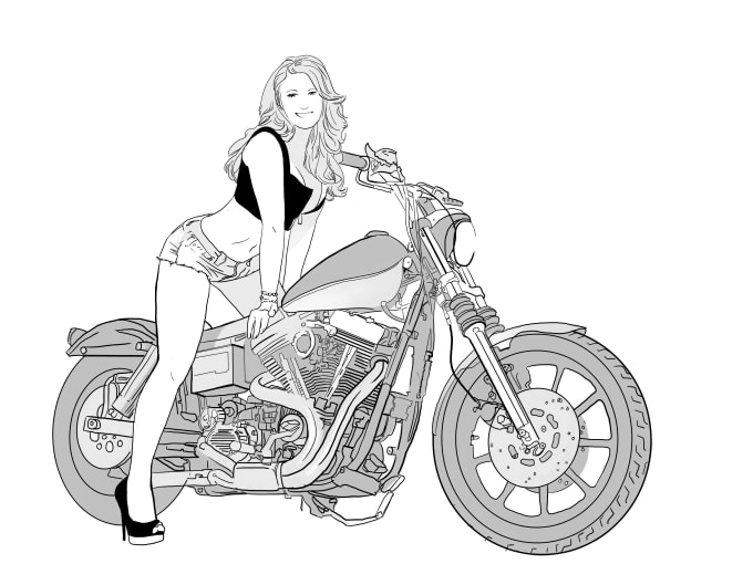 680x510 Hand Draw Line Art Of Anything You Want Fiverr - Anything Drawing