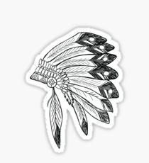 210x230 Apache Feather Drawing Stickers Redbubble - Apache Drawing