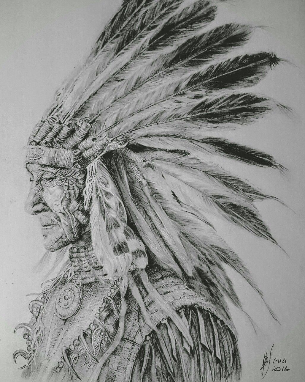 1028x1285 My Apache Indian Chief Drawing Drawing For Beginners Drawings - Apache Drawing