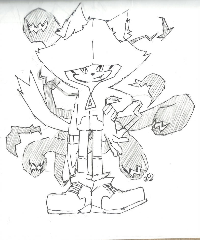 815x980 Apache' The Cat Drawing - Apache Drawing