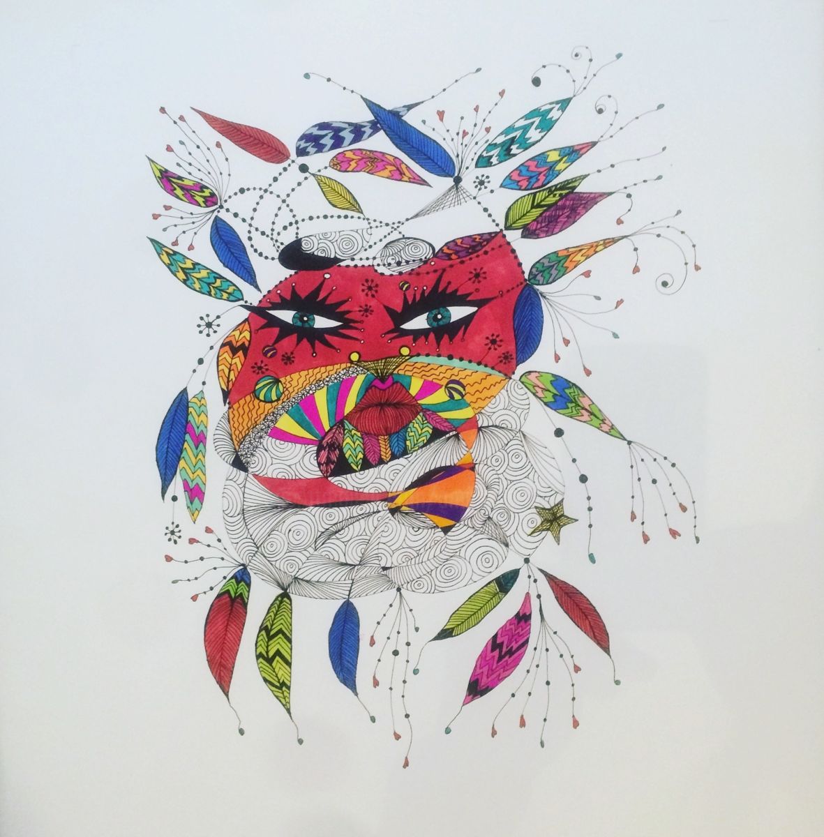 1181x1200 Apache Drawing - Apache Drawing