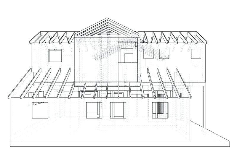 800x548 Apartment Building Cad Drawings Abstract Architectural Drawing - Apartment Building Drawing