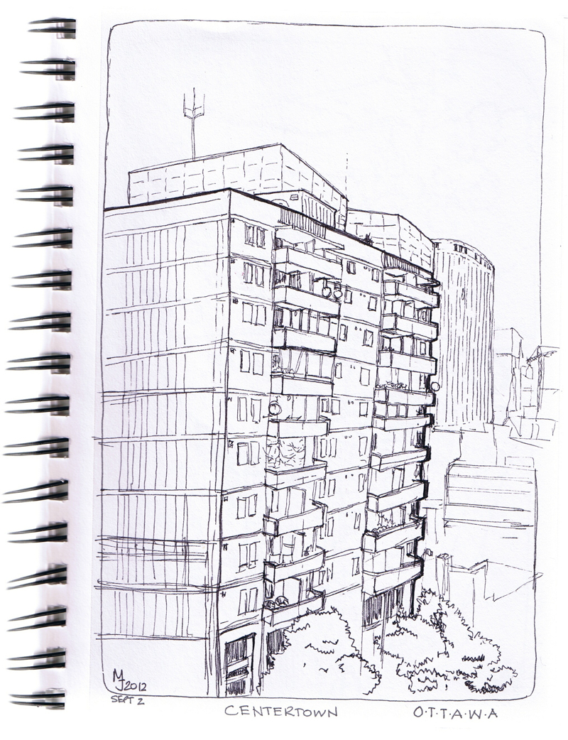 800x1042 Ottawa Apartment Building - Apartment Building Drawing